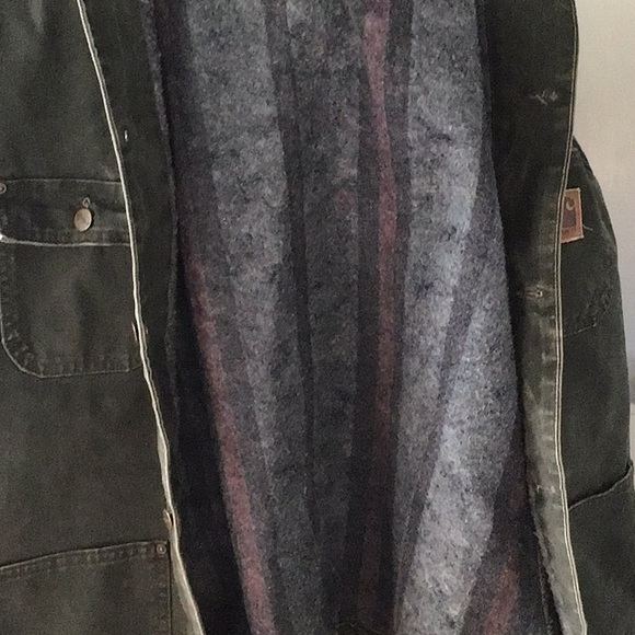 🚜Carhartt C02 MOS Green Chore Blanket Lined Jacket USA Size XXL Mens Regular VTG - Picture 2 of 8